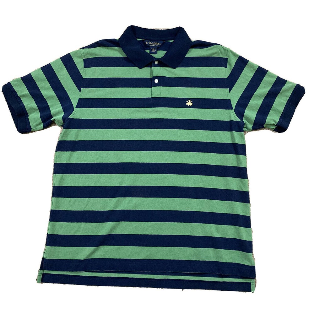 Brooks Brothers Performance Size XL Green/blue